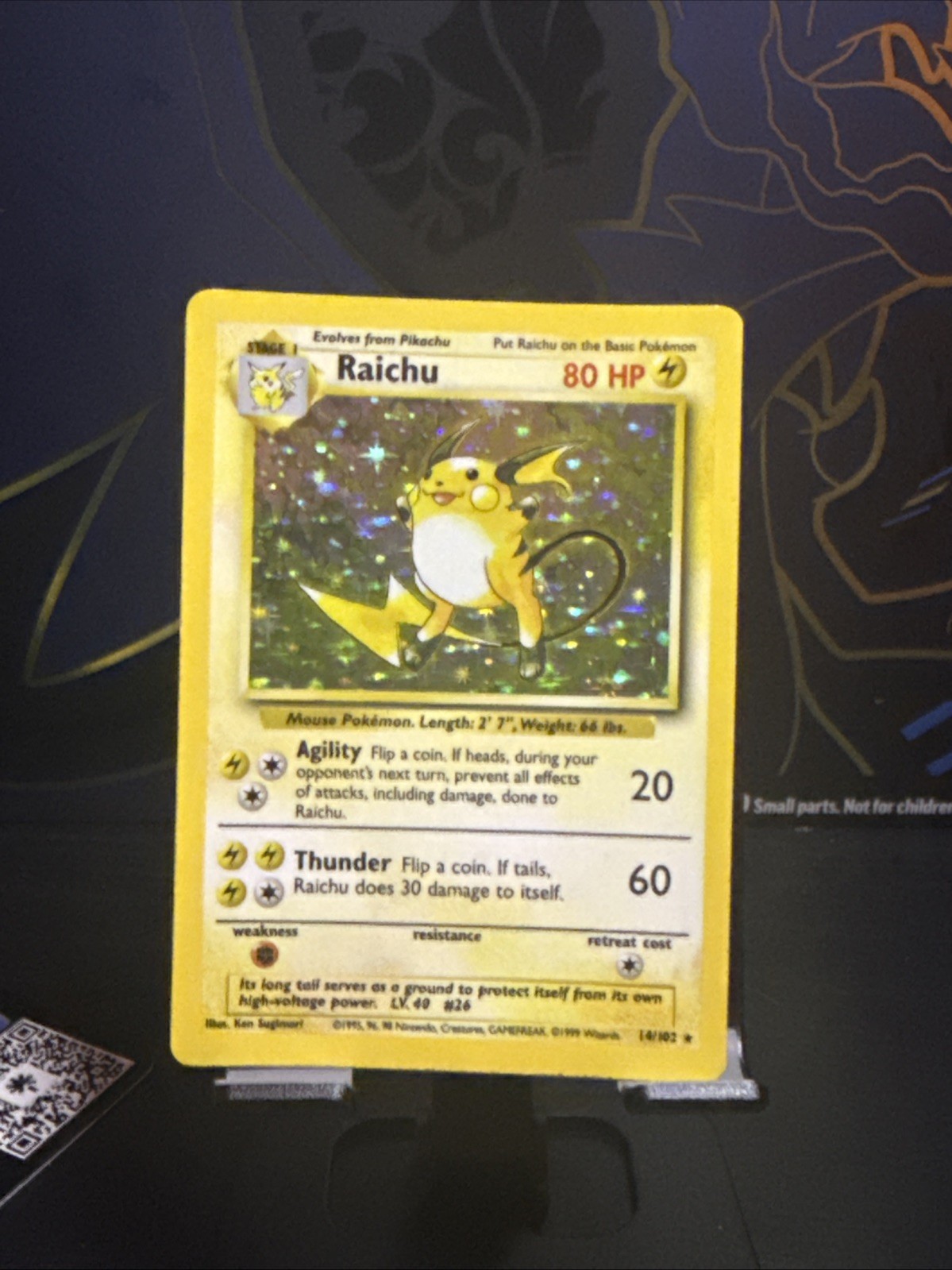 Raichu 014/102 Base Set Holo LP Raichu 014/102 Base Set Holo LP