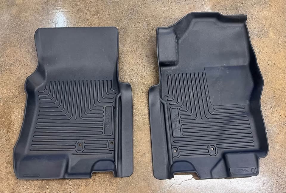 Husky WeatherBeater Front Floor Liners 2pc Fit 2022-2027 Nissan Frontier Black
