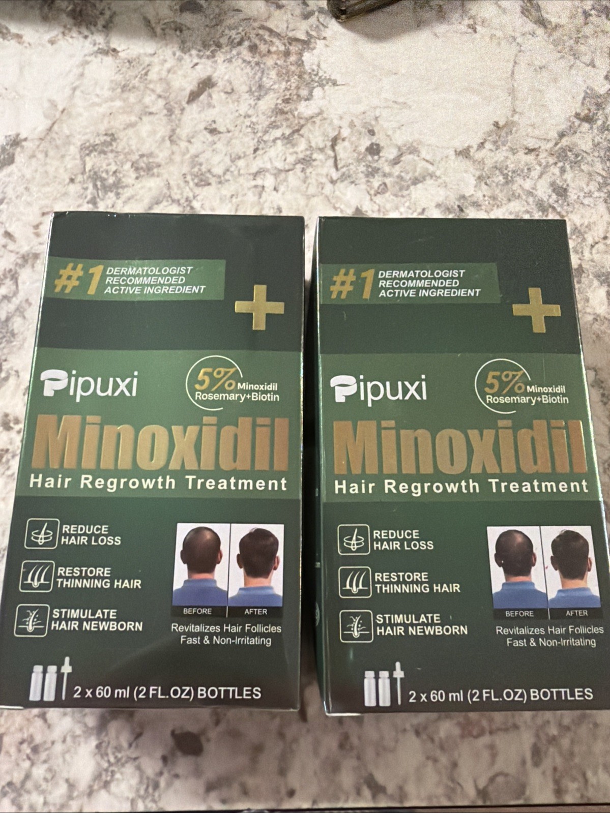 2 Pipuxi Minoxidil 5% Hair Regrowth Treatment Rosemary Biotin 4 x 60ml 2 Pipuxi Minoxidil 5% Hair Regrowth Treatment Rosemary Biotin 4 x 60ml