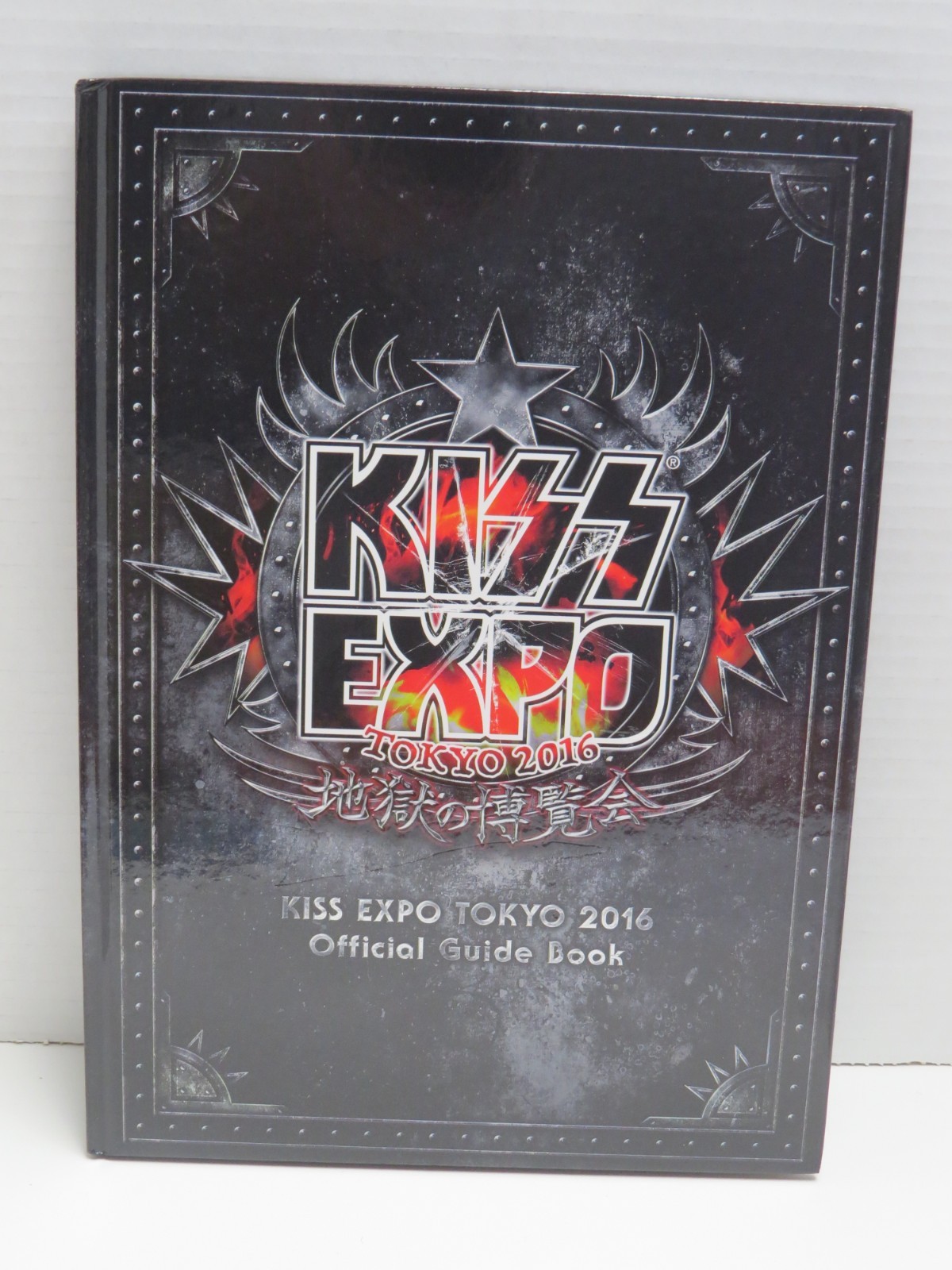 KISS OFFICIAL 2016 TOKYO JAPAN EXPO BOOK WITH STAGE USED COSTUMES & GUITARS