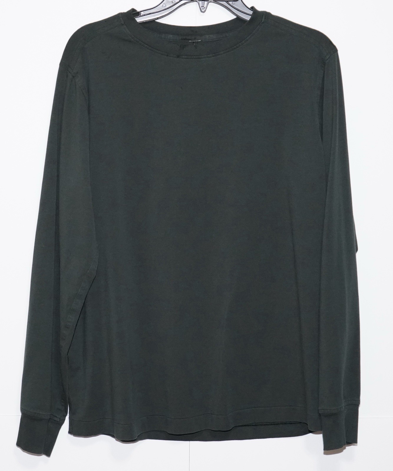 Lululemon Mens Long Sleeve Athletic Shirt Dark Green  SizeLarge Logo