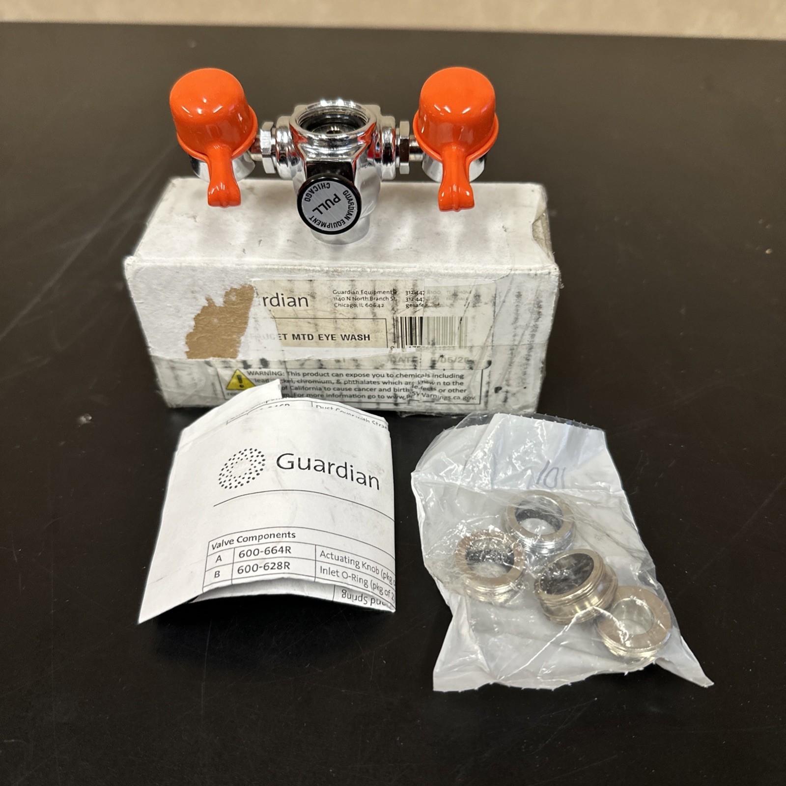 Guardian Equipment G1100 Emergency Eye Safe Faucet MTD Eye Wash