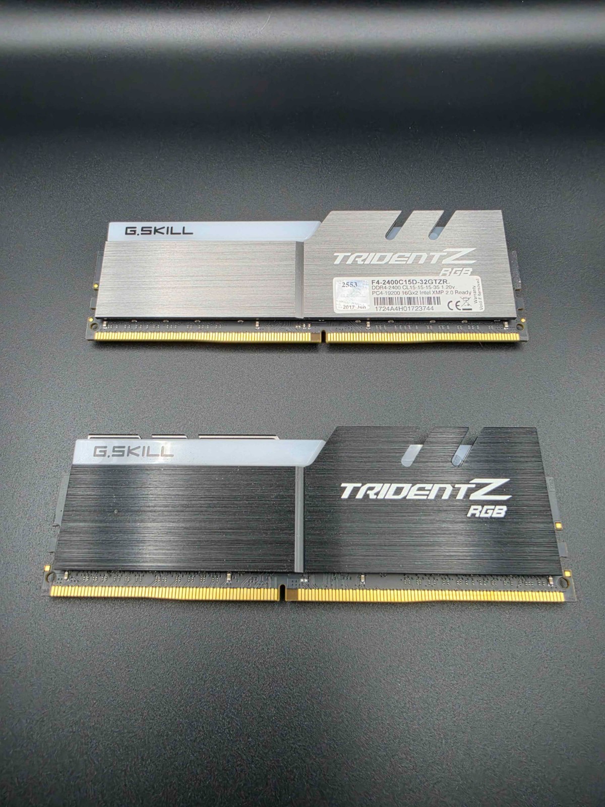 G.Skill Trident Z RGB 32GB (2x16GB) RAM DDR4 2400MHz F4-2400C15D-32GTZR