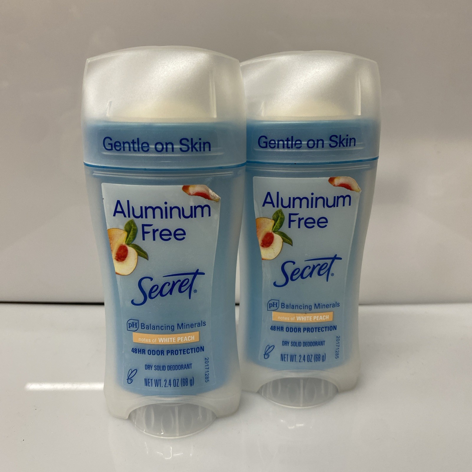 2X Secret White Peach Aluminum Free Deodorant 2.4 Oz 2X Secret White Peach Aluminum Free Deodorant 2.4 Oz