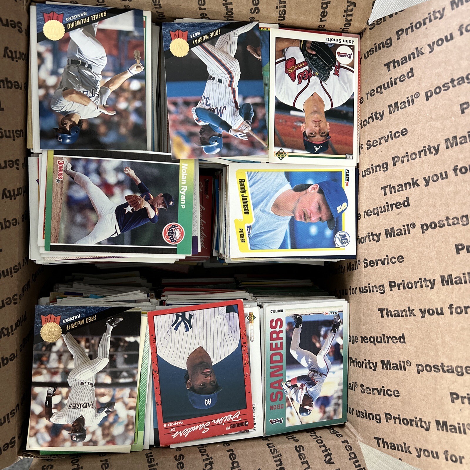 Mixed Baseball Card Lot - Medium Flat Box Full Mixed Baseball Card Lot - Medium Flat Box Full