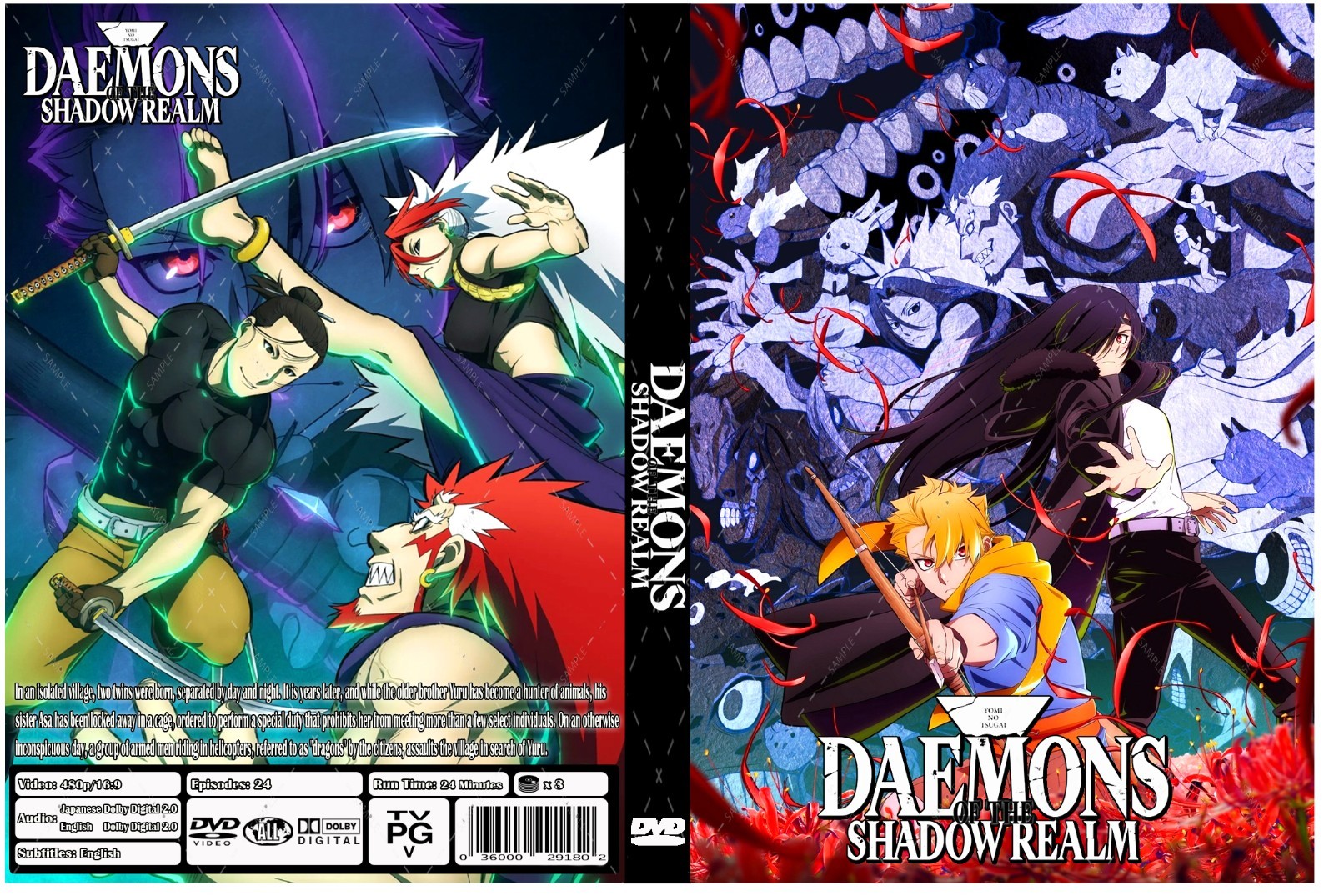 Daemons of the Shadow Realm Anime Series Ep 1-24 Dual Audio English/Japanese