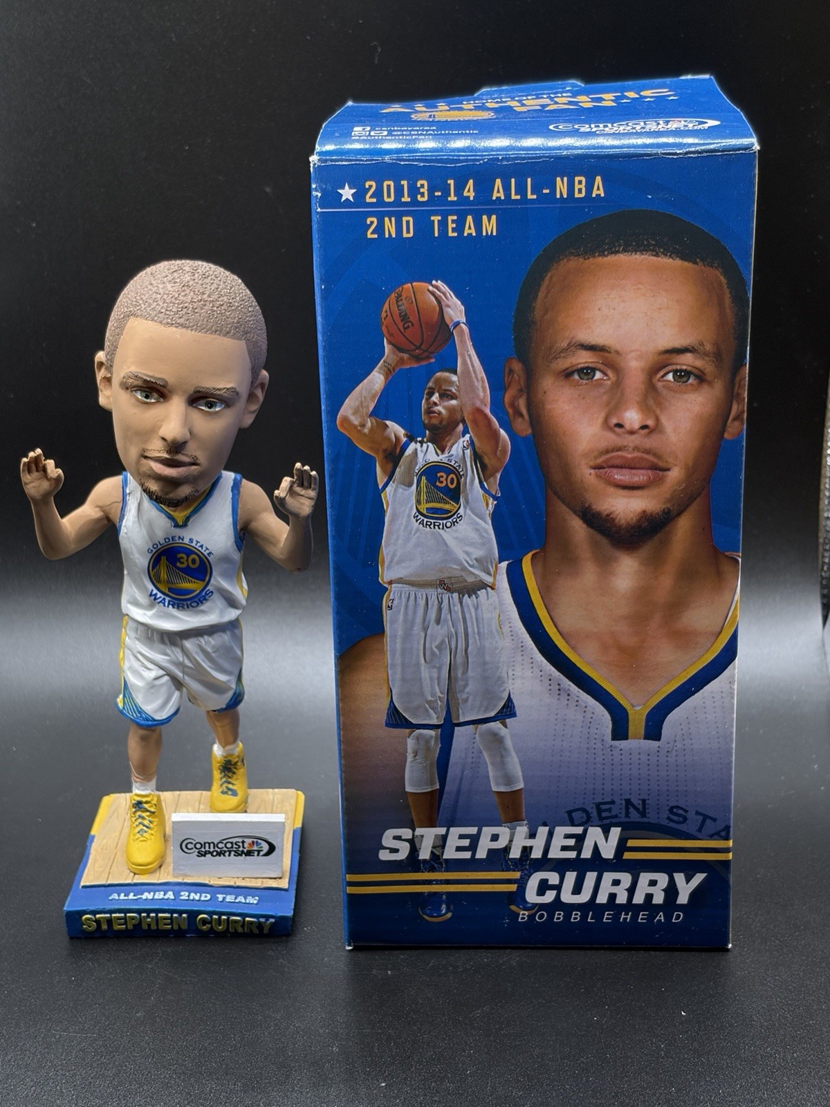 2013-14 Stephen Curry All-NBA 2nd Team Bobblehead Golden State Warriors 2013-14 Stephen Curry All-NBA 2nd Team Bobblehead Golden State Warriors