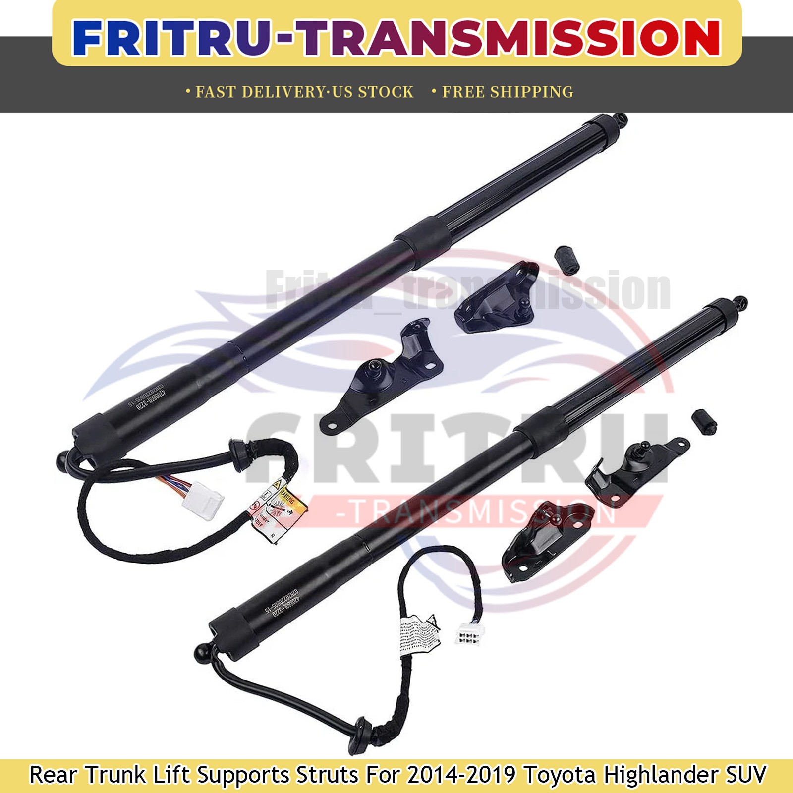NEW Pair Rear Trunk Lift Support Strut Shock For 2014-2019 Toyota Highlander SUV NEW Pair Rear Trunk Lift Support Strut Shock For 2014-2019 Toyota Highlander SUV