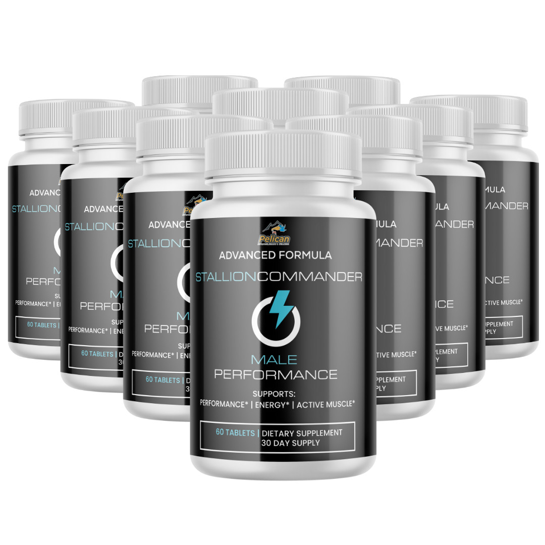 Stallion Commander- Men\'s Health & Bodybuilding- 10 Bottles- 600 Tablets