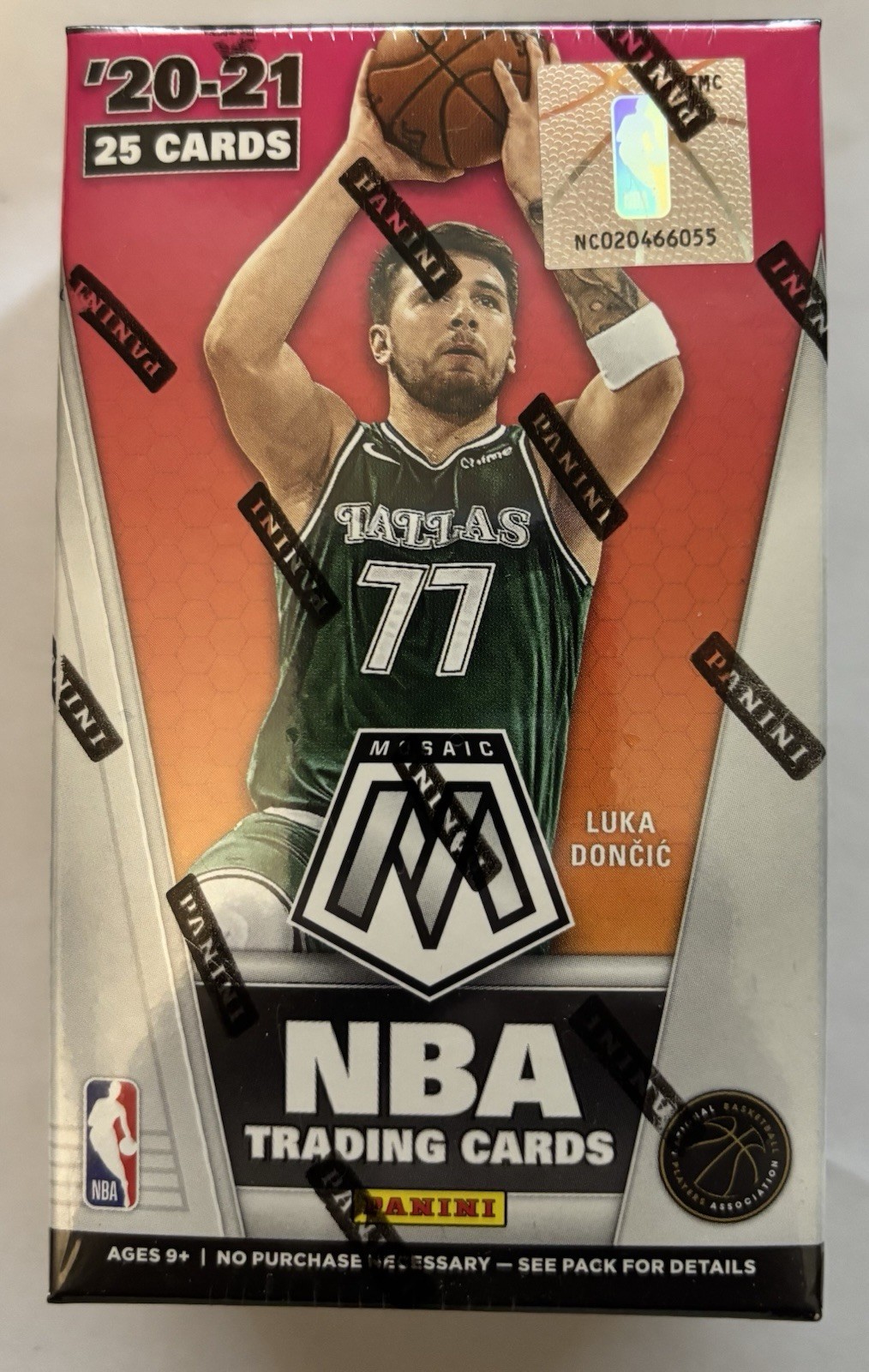 Panini 2020 NBA Mosaic Blaster Box 25 Cards With 6 Prizm Per Box On Average