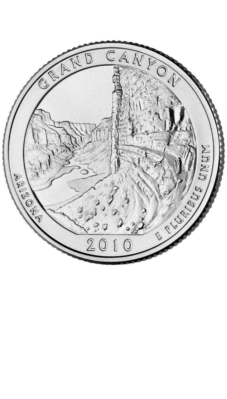 2010 P Grand Canyon Quarter. ATB Series Uncirculated From US Mint roll. 2010 P Grand Canyon Quarter. ATB Series Uncirculated From US Mint roll.