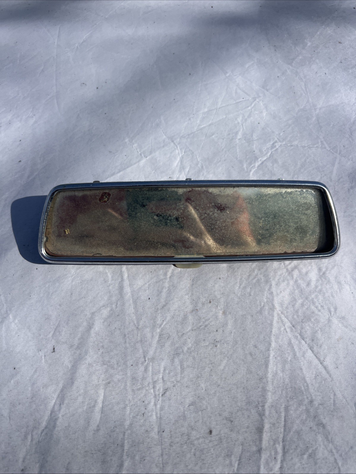 Original Cadillac Rearview Mirror Day Night Adjustable Rear View 1954.