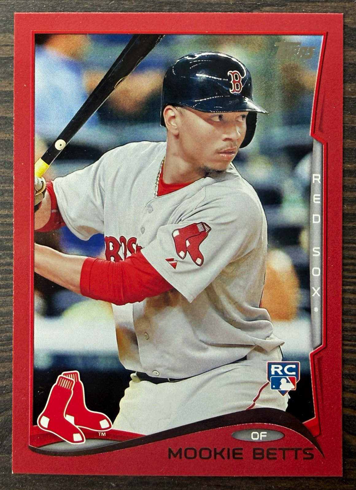 2014 Topps Update MOOKIE BETTS #US-26 Target Red Border Parallel - RC Rookie 2014 Topps Update MOOKIE BETTS #US-26 Target Red Border Parallel - RC Rookie