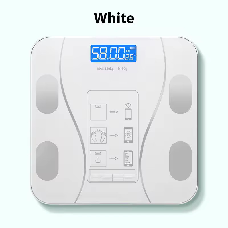 Smart Body Fat Scale – Precise Home BMI Analyzer Compact Digital Scale
