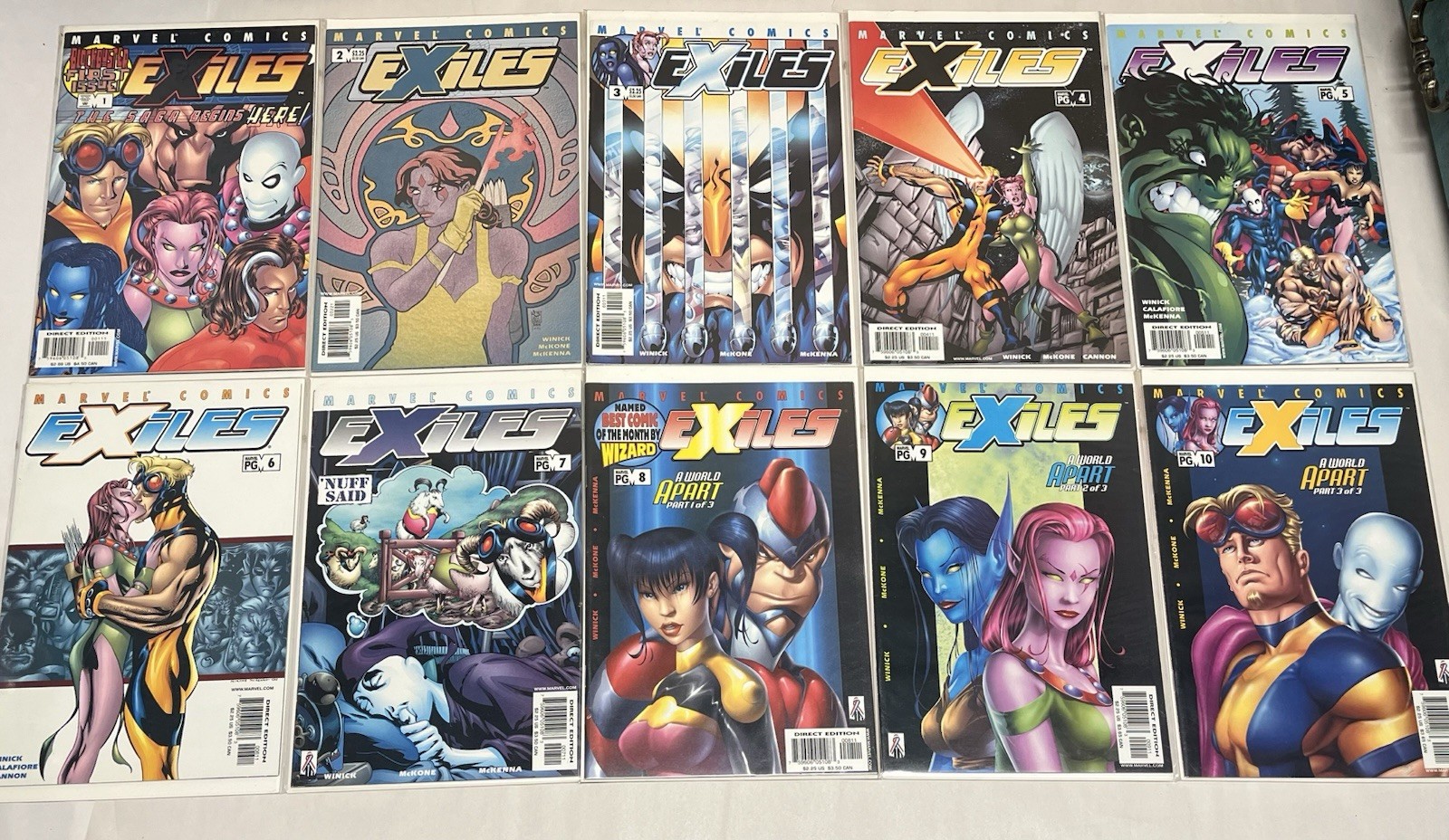 Lot of 68 Exiles Marvel Comics (1-68) Lot of 68 Exiles Marvel Comics (1-68)