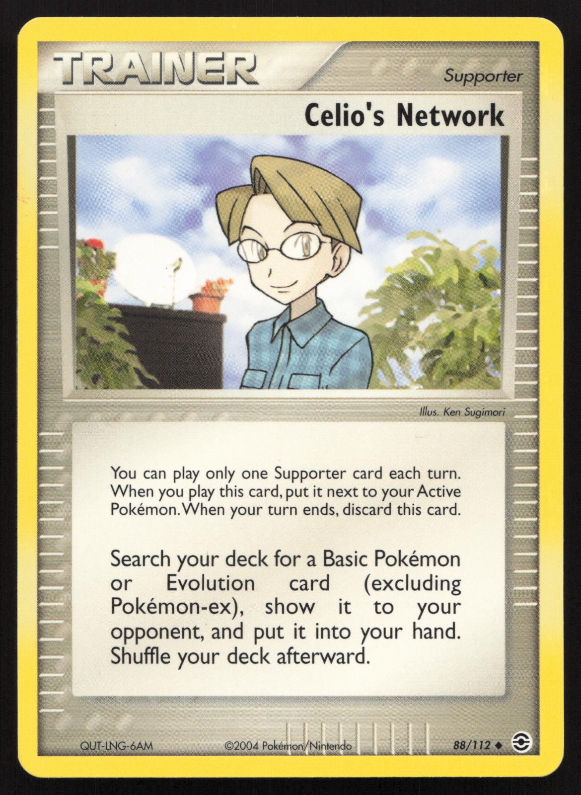 Celio\'s Network 88/112 Uncommon FireRed & LeafGreen Pokemon LP Celio\'s Network 88/112 Uncommon FireRed & LeafGreen Pokemon LP