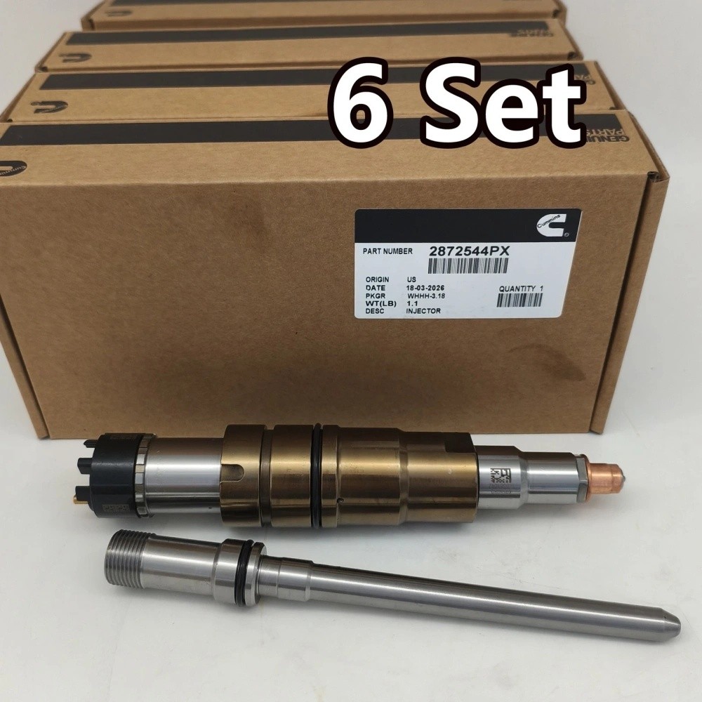 6X Diesel Fuel Injector 2872544PX 2872544 for Cummins ISX XPI ISX12 QSX12 EPA10