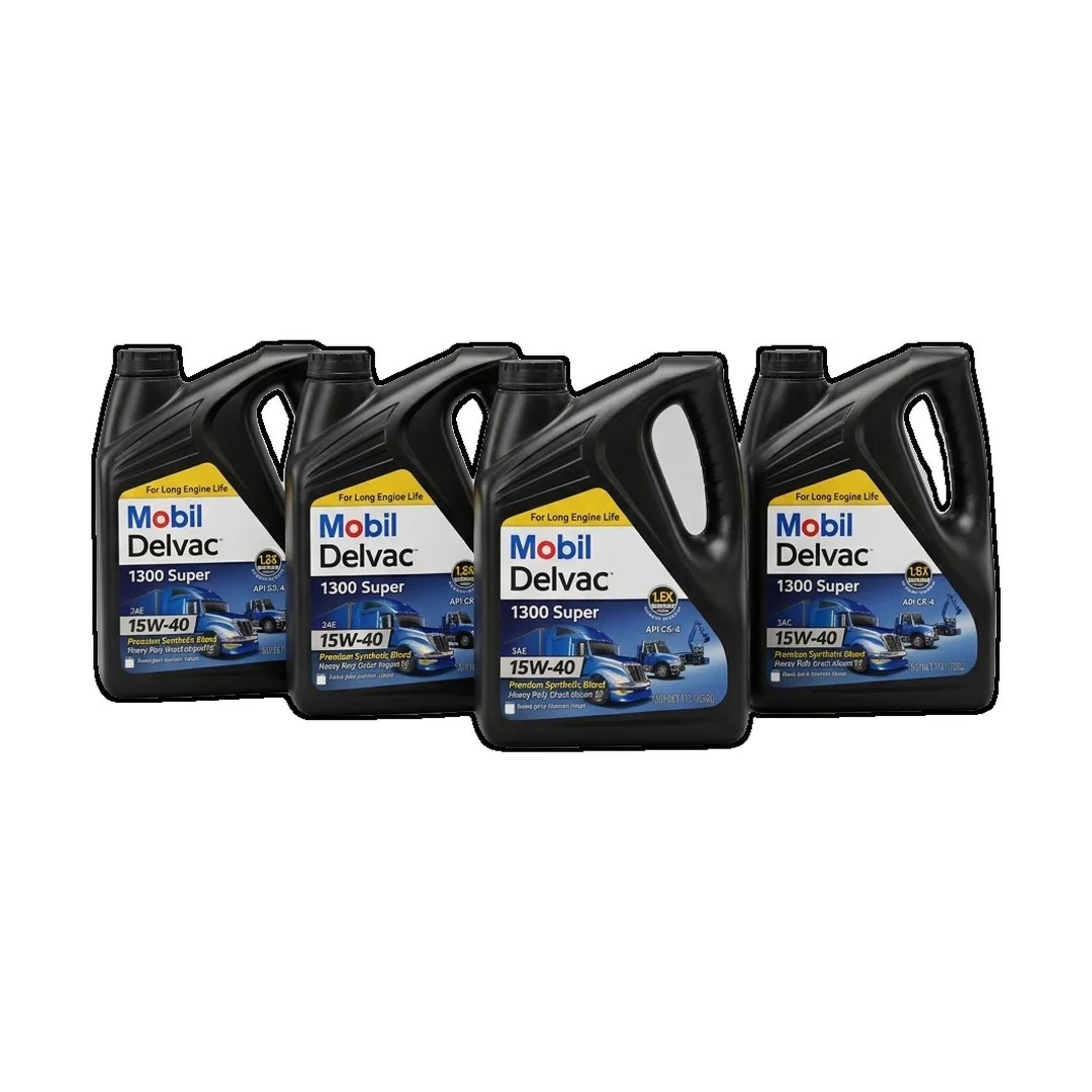 Mobil Delvac 1300 Super Diesel Engine oil 15W-40 - 4 Gallons