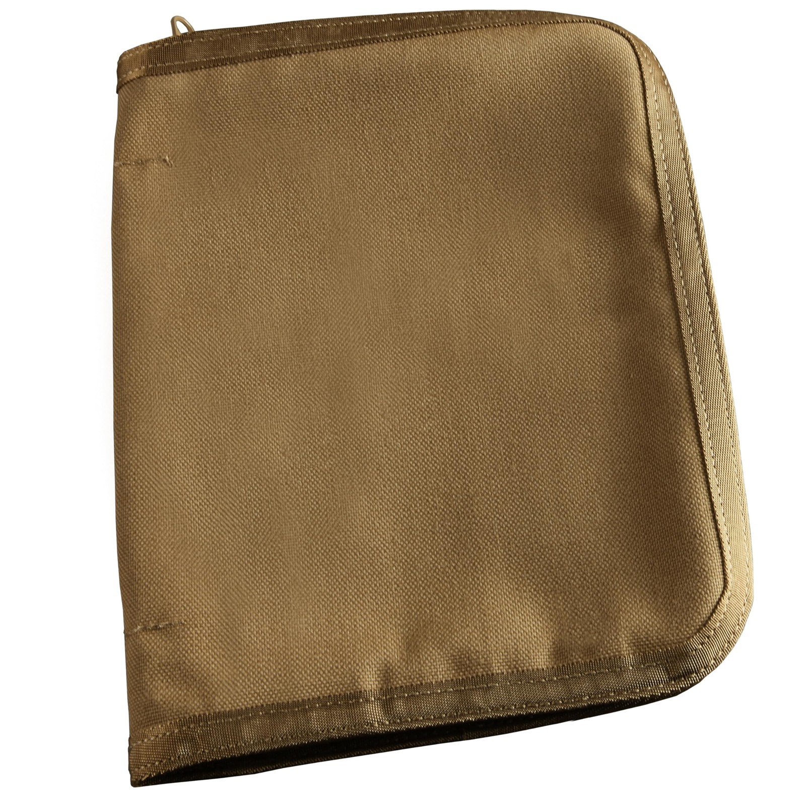 Tan Storage Binder Cover Durable Cordura Fabric Weather Resistant 8.875X6.75 In