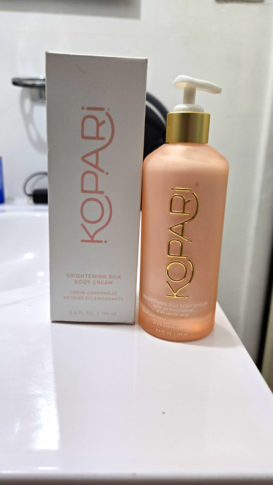 Kopari Brightening Silk Body Cream Niacinamide Guava 6.6 fl oz Pump Kopari Brightening Silk Body Cream Niacinamide Guava 6.6 fl oz Pump