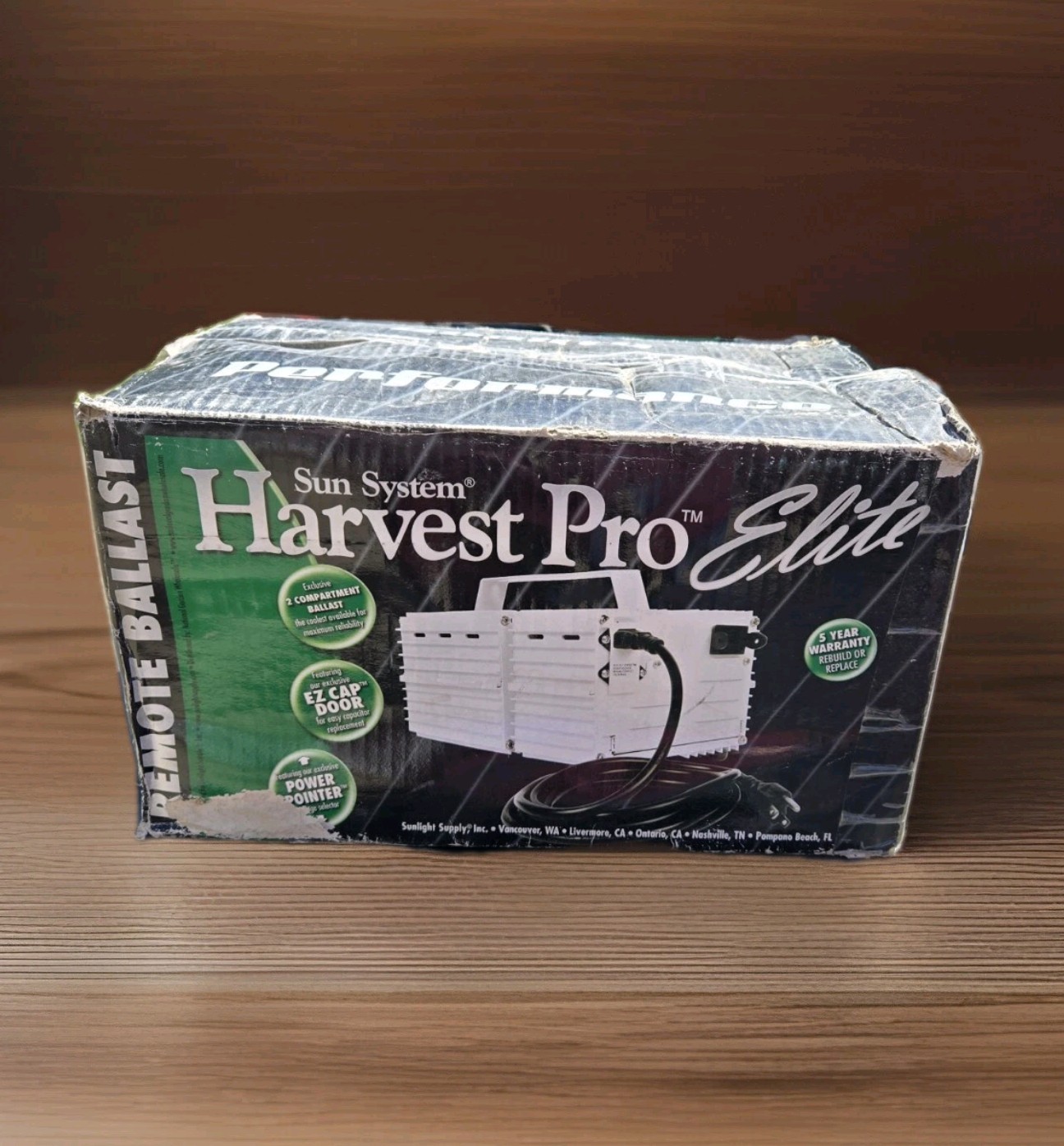 Sun System Harvest Pro Elite HPS 100 ~ 1000 Watt Ballast Type S52 Lamp *Read De Sun System Harvest Pro Elite HPS 100 ~ 1000 Watt Ballast Type S52 Lamp *Read De