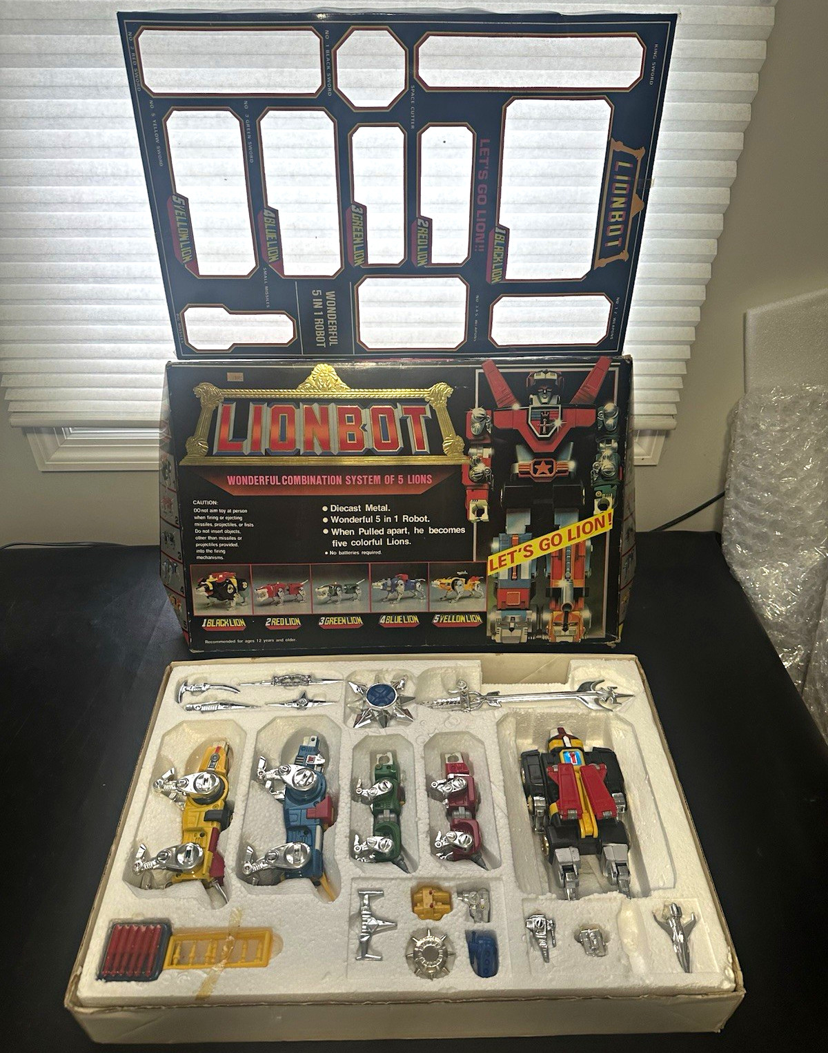 RARE VOLTRON LIONBOT 1981 popy gochogin 5 LIONS not vehicle team I II III gb-36 RARE VOLTRON LIONBOT 1981 popy gochogin 5 LIONS not vehicle team I II III gb-36
