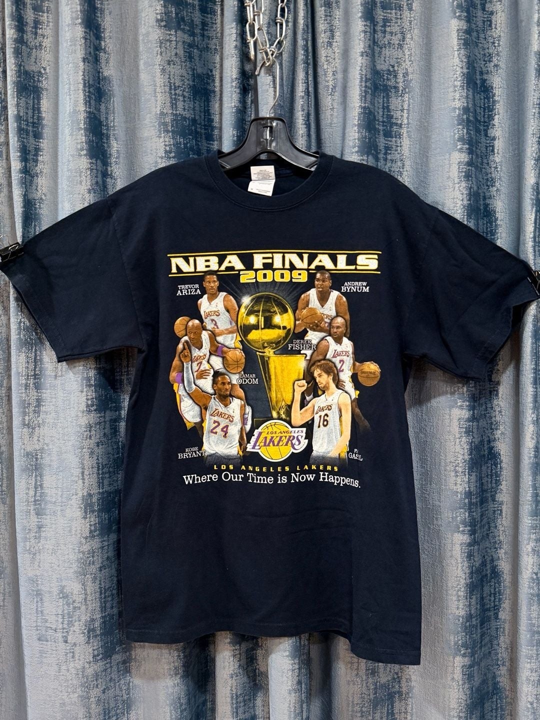 Gildan NBA Finals 2009 Los Angeles Lakers T-Shirt Size M Gildan NBA Finals 2009 Los Angeles Lakers T-Shirt Size M