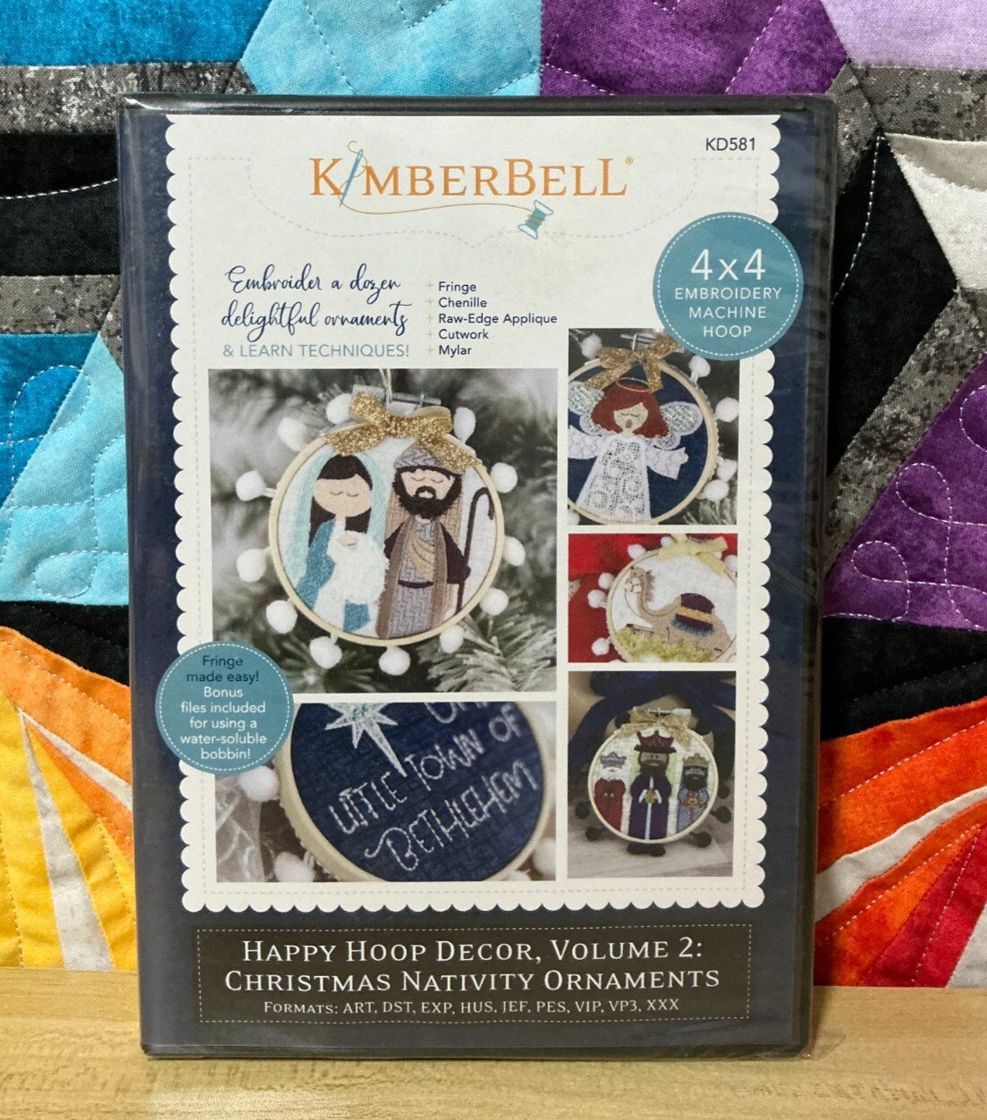 Kimberbell Happy Hoop Decor Volume 2: Christmas Nativity Ornaments CD