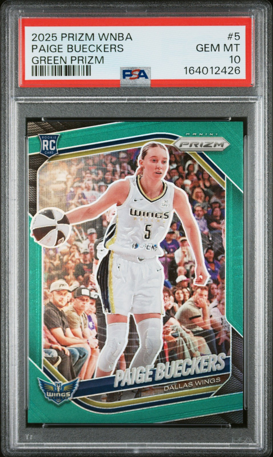 2025 PANINI PRIZM WNBA 5 PAIGE BUECKERS GREEN PRIZM PSA 10 2025 PANINI PRIZM WNBA 5 PAIGE BUECKERS GREEN PRIZM PSA 10
