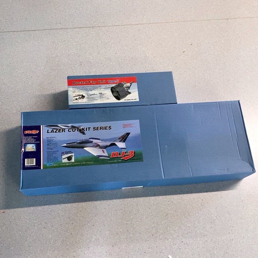 Rare OK Model Pilot DJ-3 Jet Plane Kit Ducted Fan Type II & 18 Engine Complete Rare OK Model Pilot DJ-3 Jet Plane Kit Ducted Fan Type II & 18 Engine Complete