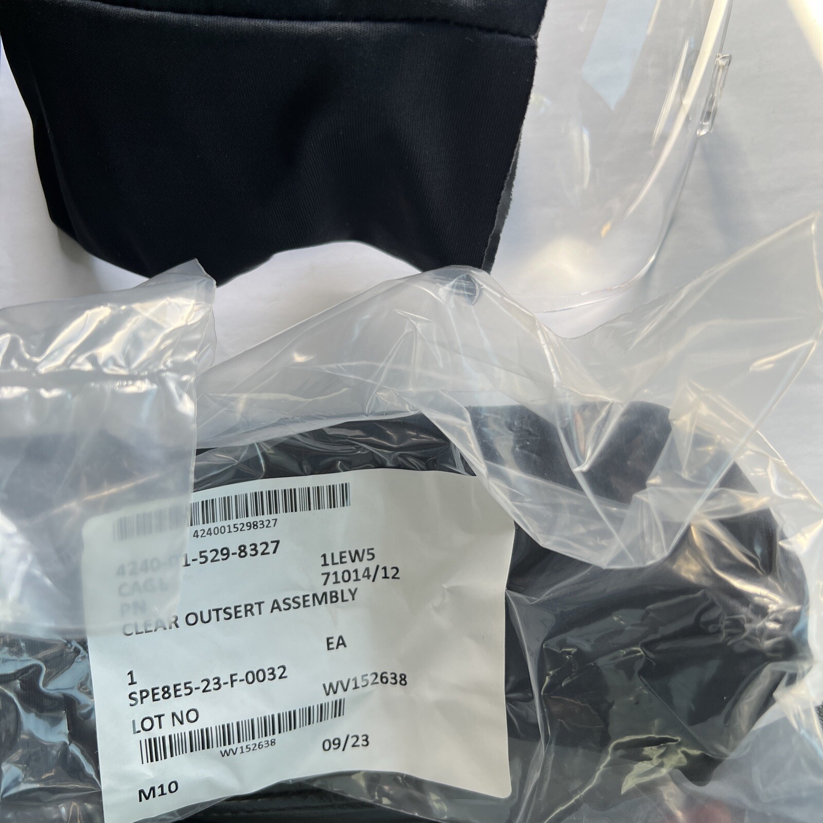 Avon Clear Outsert for 50 Series Gas Masks PC50 / C50/ FM50 / FM53 71014/12 NEW