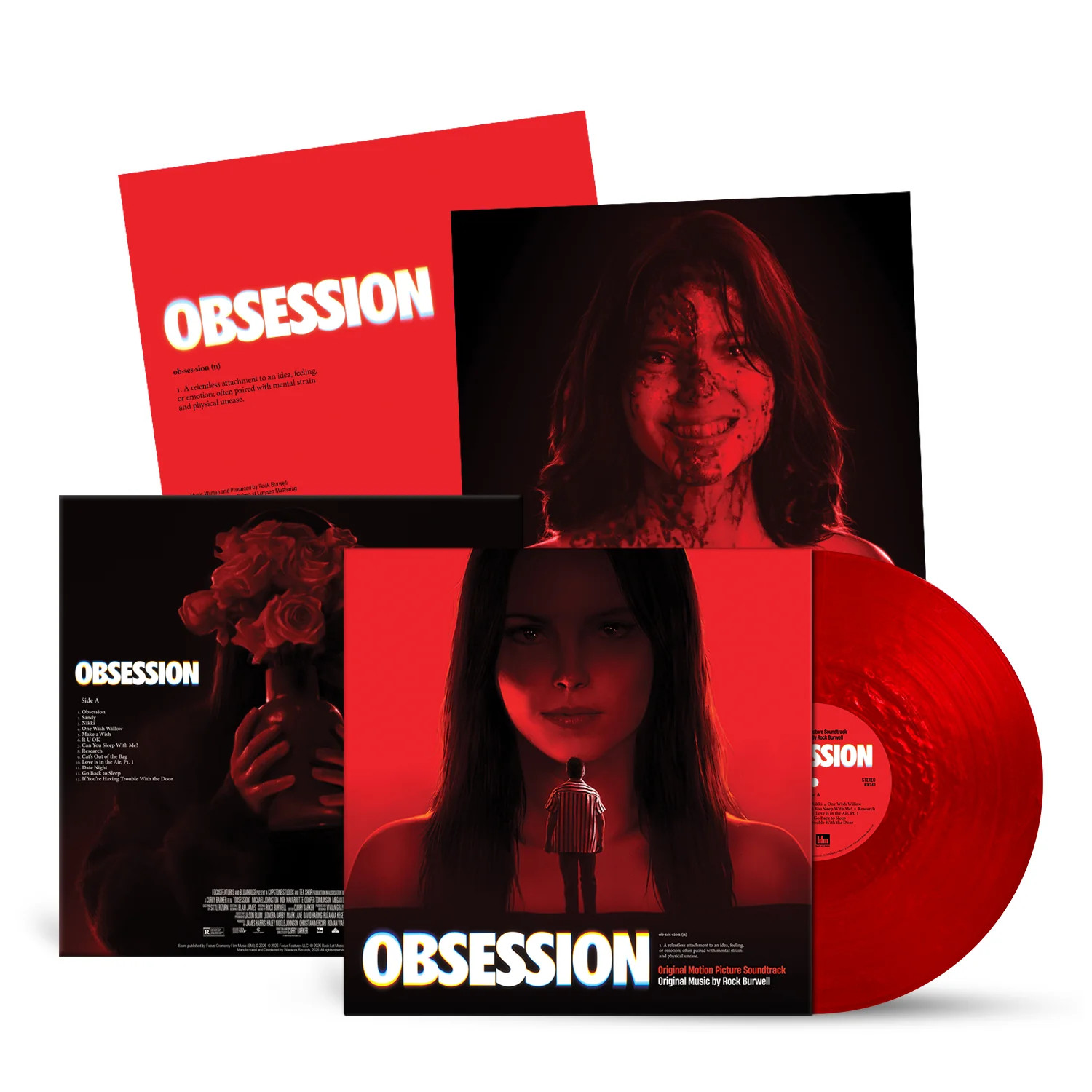 Obsession Horror Movie Soundtrack Vinyl Record Limited Color Variant Obsession Horror Movie Soundtrack Vinyl Record Limited Color Variant