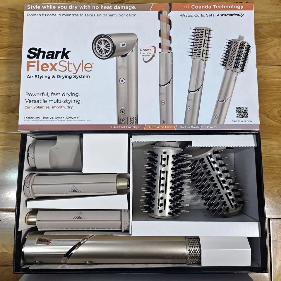 1300W Shark Flex Style Air Styling & Drying System - Stone (HD430) 120V,60HZ US 1300W Shark Flex Style Air Styling & Drying System - Stone (HD430) 120V,60HZ US