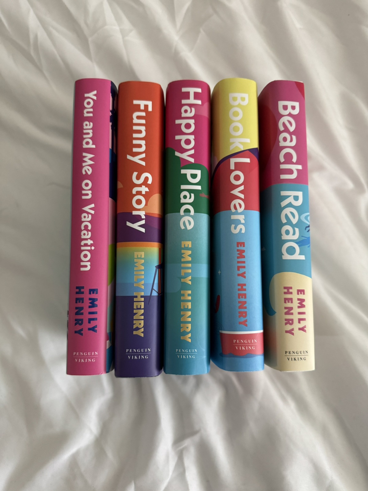 Signed Emily Henry Illumicrate Afterlight Exclusive 5 Book Set Hardcover