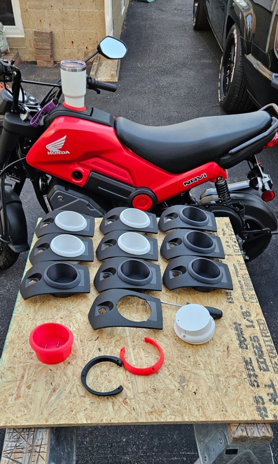 Honda Navi Cup Holder Kit Honda Navi Cup Holder Kit