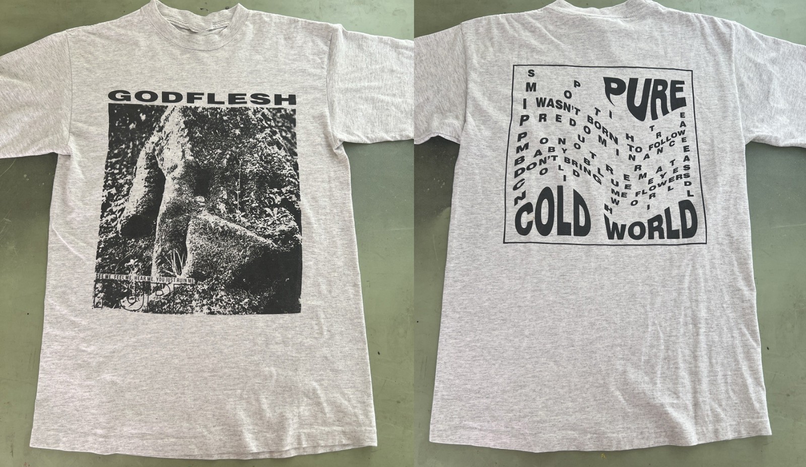 2 Sides 1992 Style Godflesh Band Shirt Unisex Sport Gray Size S-5XL