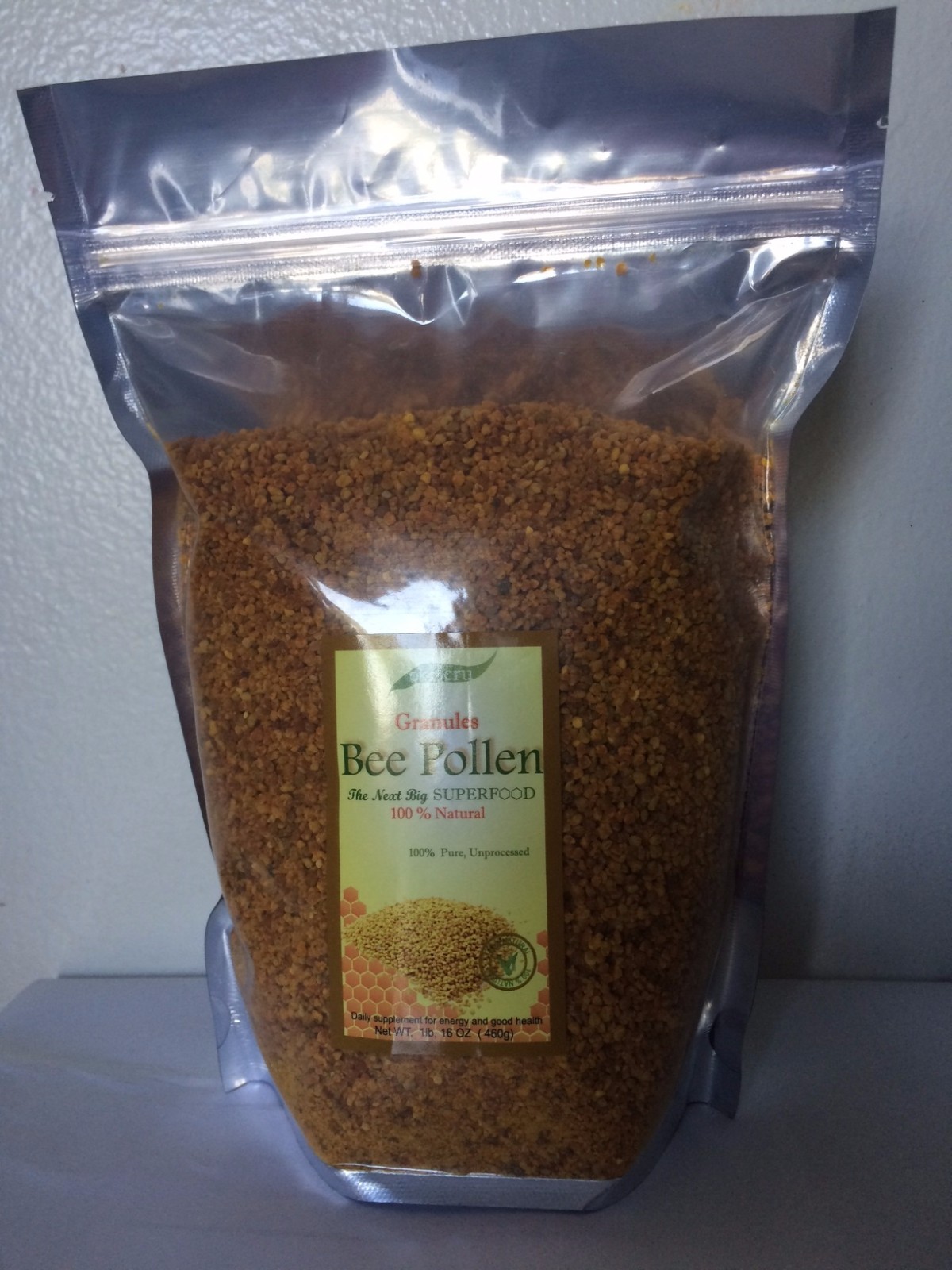 BEE POLLEN GRANULES 1 lb (16 oz) OKECRU - 100% Pure, Natural, Unprocessed
