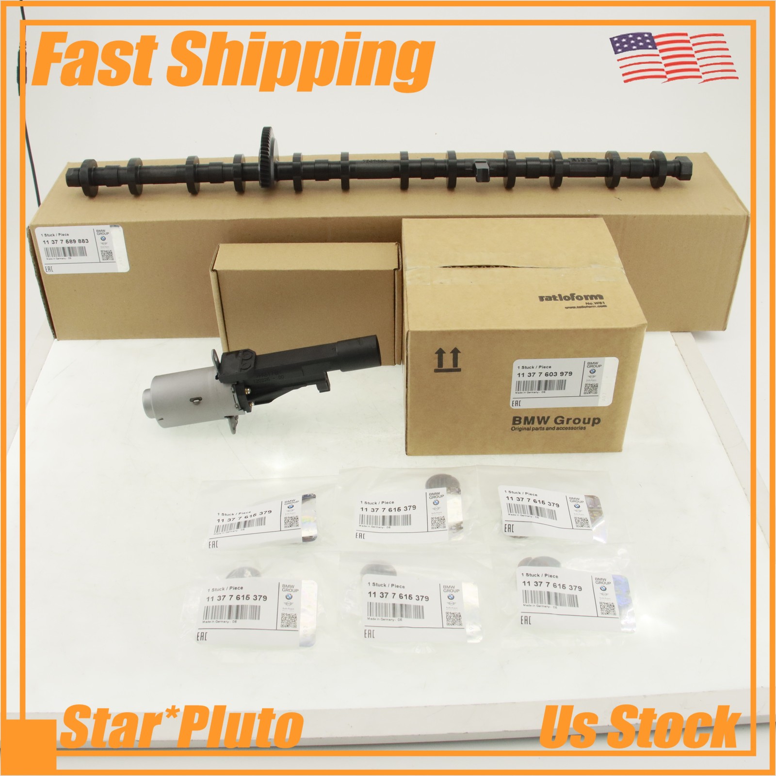 For 3.0 BMW 535i 740i X3 X5 N55 OEM Eccentric Shaft Valvetronic Actuator kit