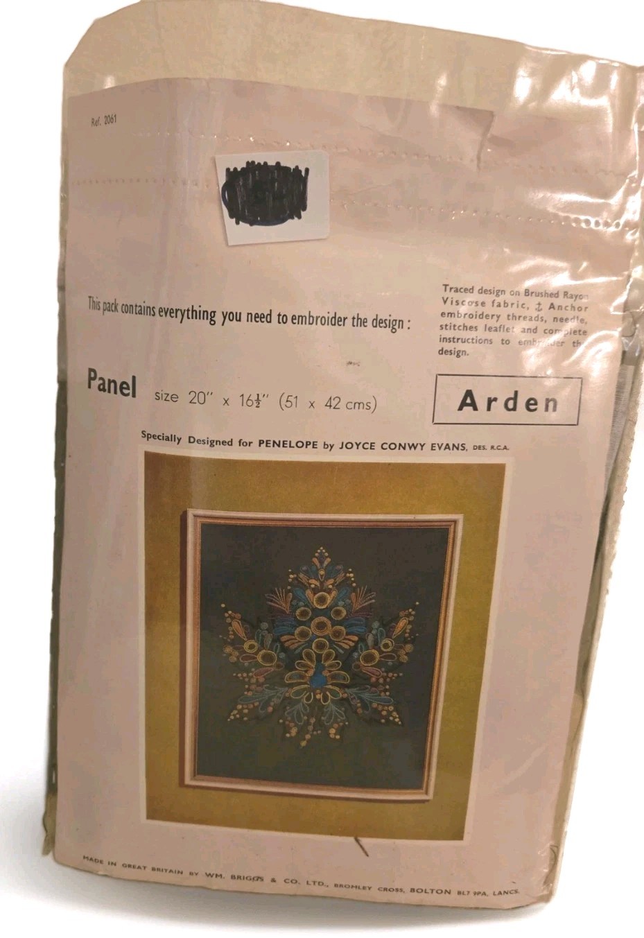 Vintage 1970s Penelope ARDEN Tapestry Kit 20\