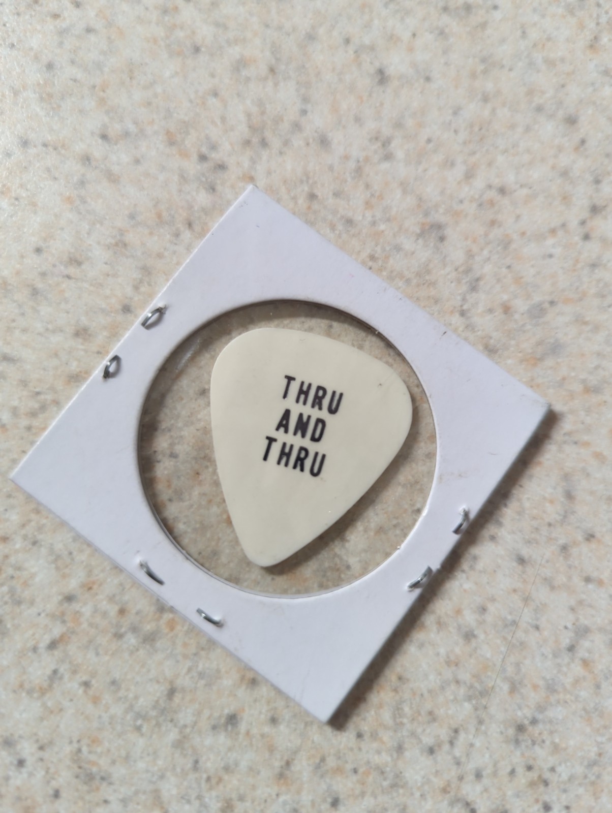 The ROLLING STONES-GENUINE KEITH LORD RICHARDS MICK JAGGER GUITAR PICK-VERY RARE The ROLLING STONES-GENUINE KEITH LORD RICHARDS MICK JAGGER GUITAR PICK-VERY RARE