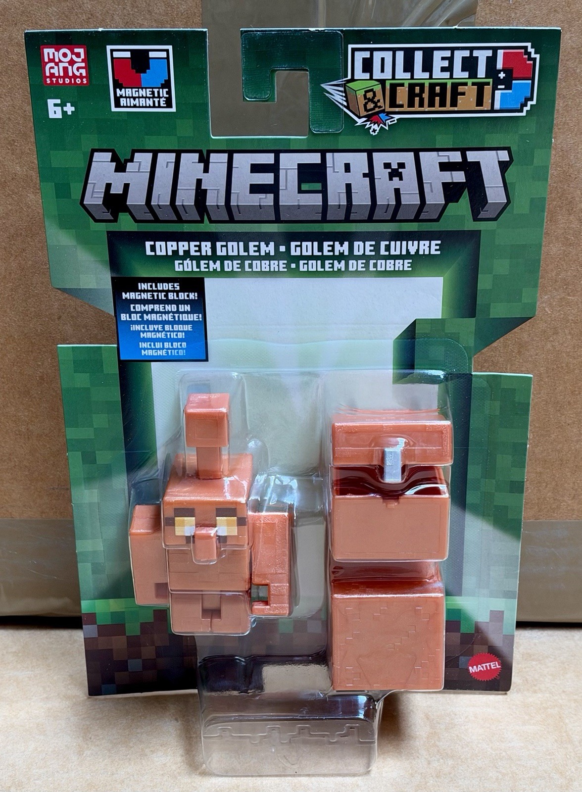 Mattel Minecraft 2026 Collect & Craft COPPER GOLEM 3.25 Inch Figure *IN HAND* Mattel Minecraft 2026 Collect & Craft COPPER GOLEM 3.25 Inch Figure *IN HAND*