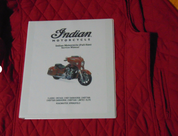 2017-2024 Indian full size springfield bike workshop service manual full color 2017-2024 Indian full size springfield bike workshop service manual full color