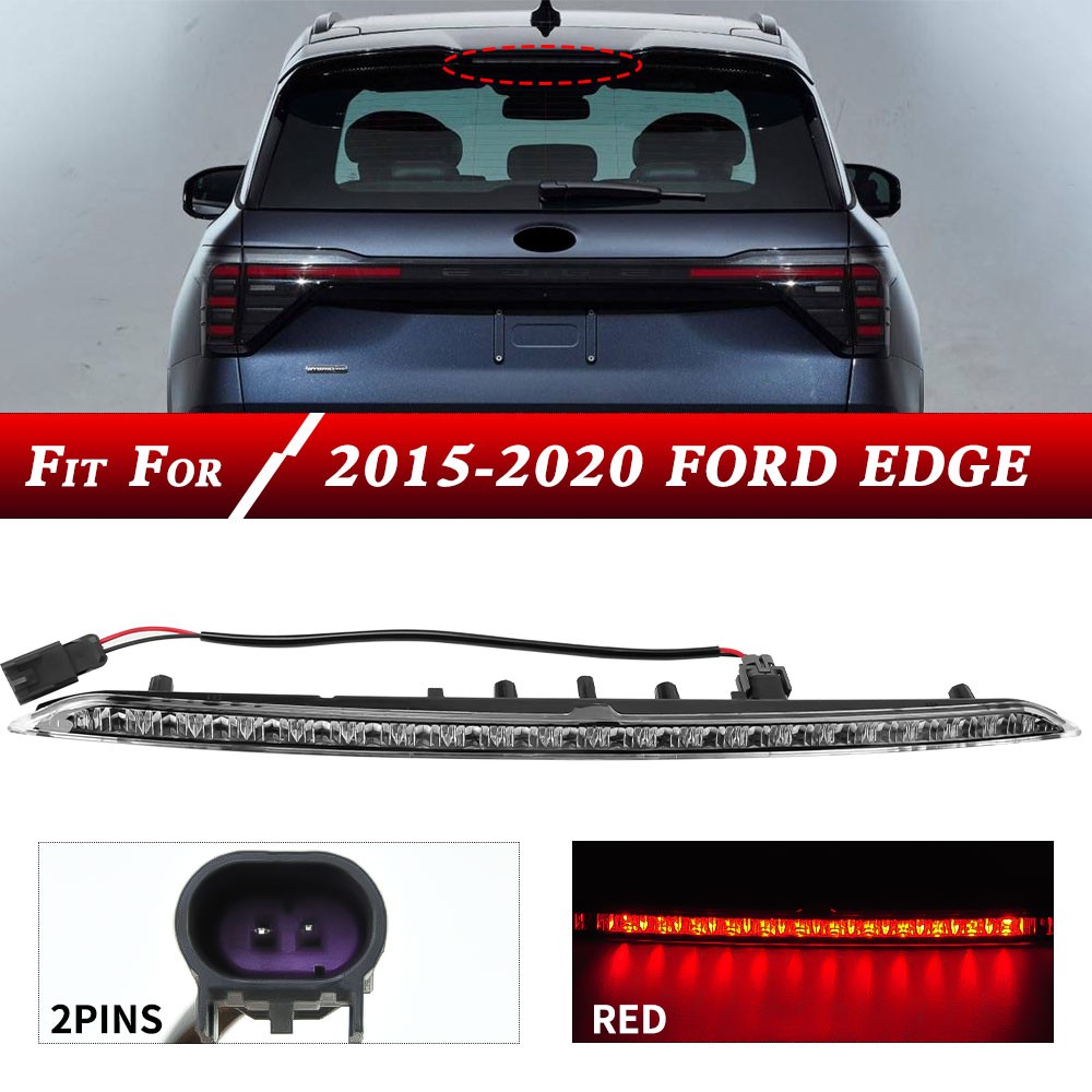 LED 3rd Third Brake Light Center Assembly For 2015-2020 Ford Edge 923-133 New