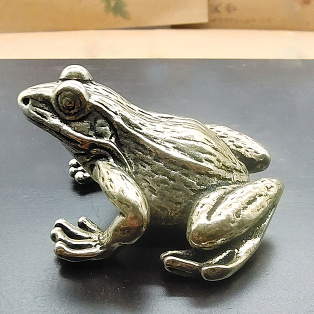Solid Brass Frog Figurine Statue House Office Decoration Animal Figurines toy~ Solid Brass Frog Figurine Statue House Office Decoration Animal Figurines toy~