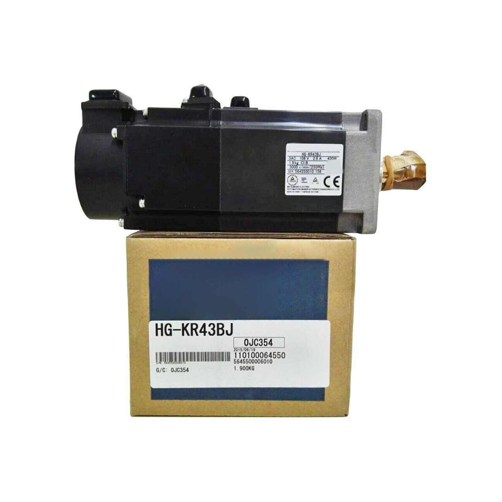 1PC NEW MITSUBISHI AC SERVO MOTOR HG-KR43BJ