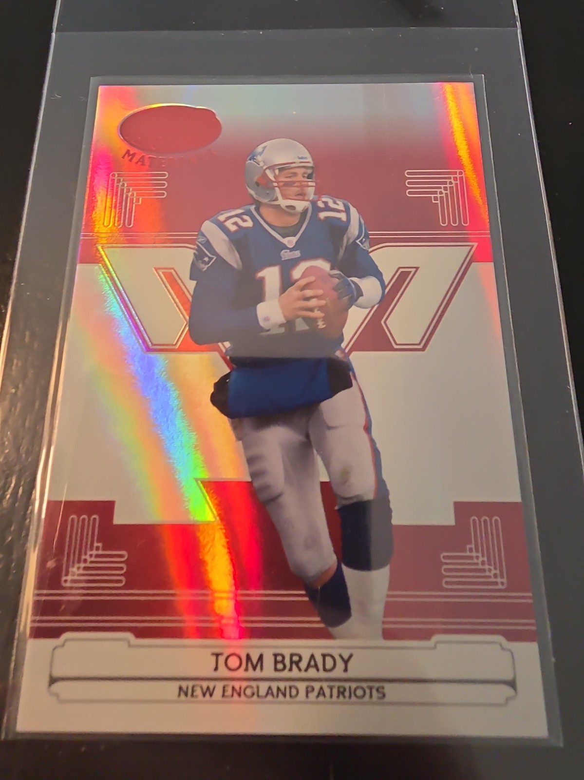2006 Donruss Tom Brady Numbered 006/100 Leaf Certified Refractor Great Condition 2006 Donruss Tom Brady Numbered 006/100 Leaf Certified Refractor Great Condition