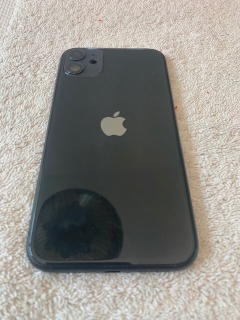 Apple iPhone 11 rear back glass housing chasis Black ( D )