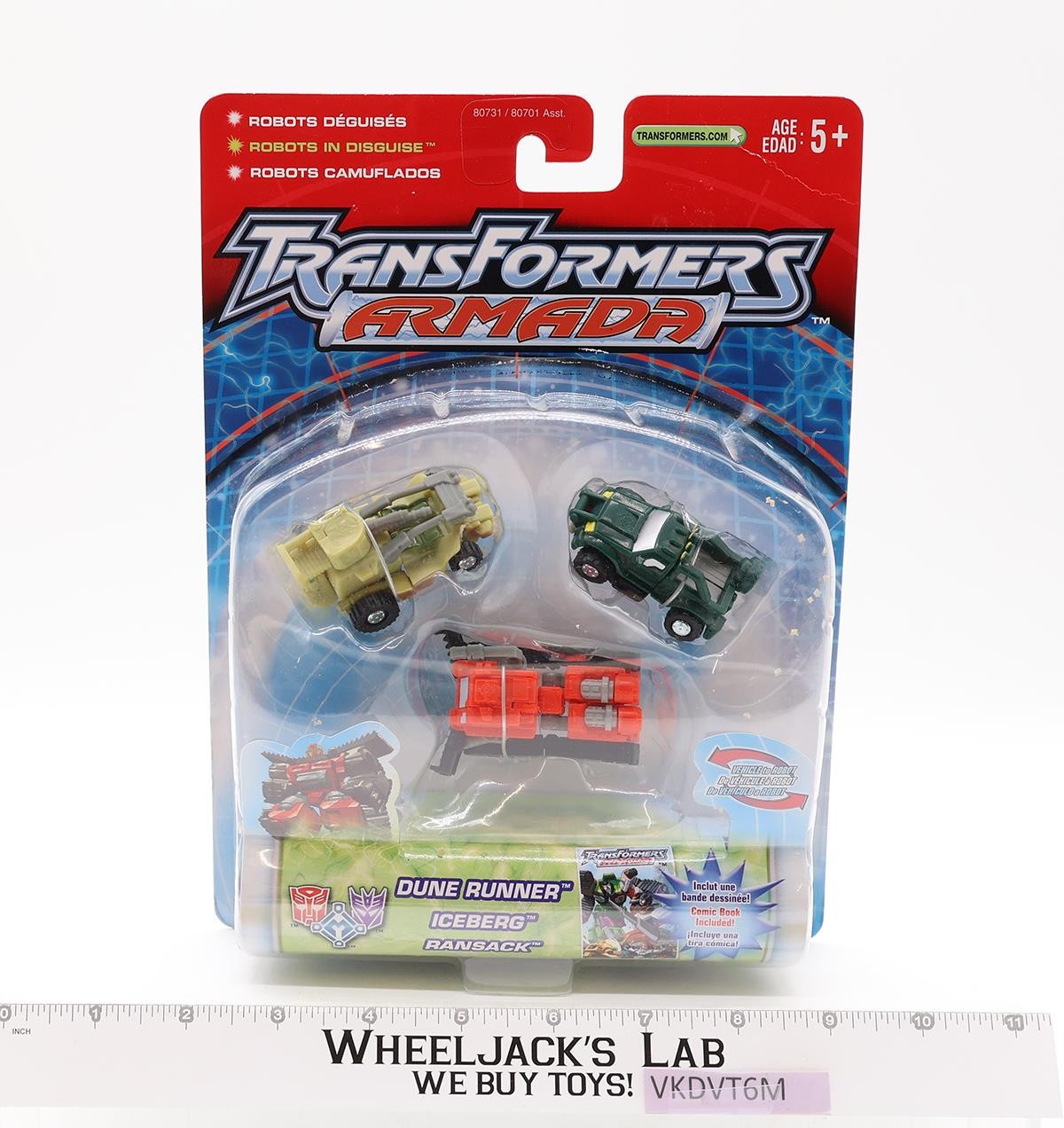 Dune Runner Iceberg Ransack Transformers Armada 2002 Hasbro Figures NEW SEALED