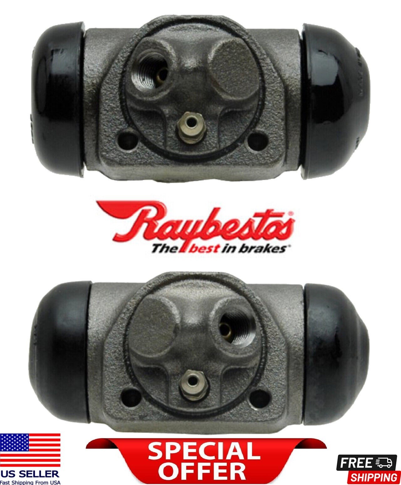 New 2 Drum Brake Wheel Cylinders Front Left & Right REPLACE JEEP # 5469000