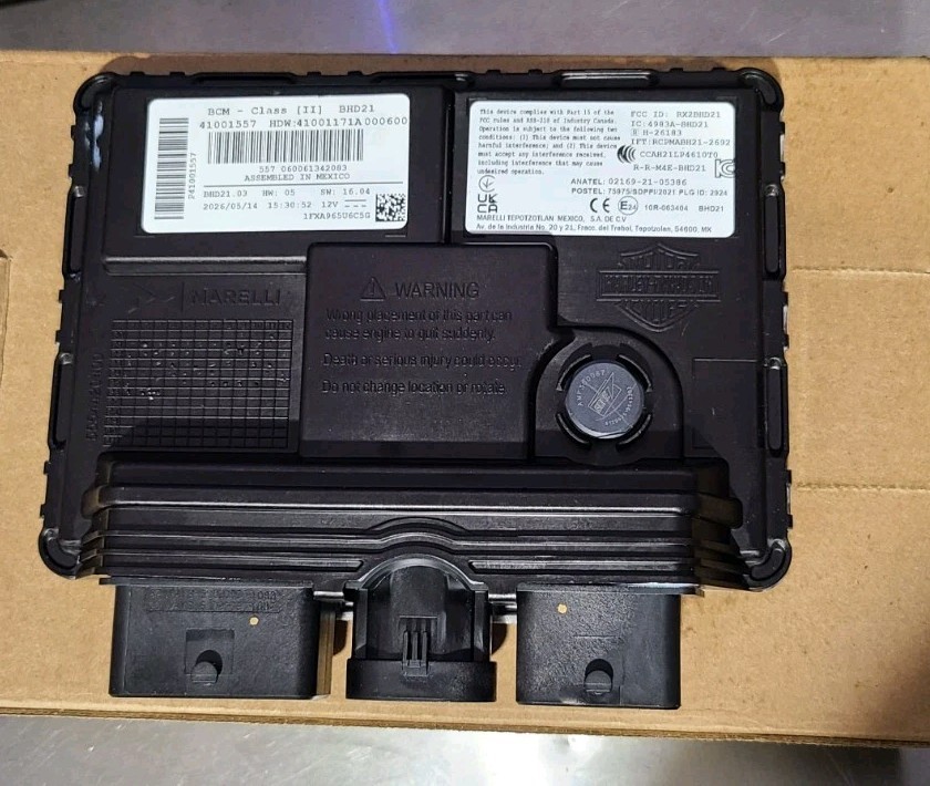 Harley-Davidson Module, Body Control, 2GII, 3-Axis, 434 MHz 41001557, New in Box Harley-Davidson Module, Body Control, 2GII, 3-Axis, 434 MHz 41001557, New in Box